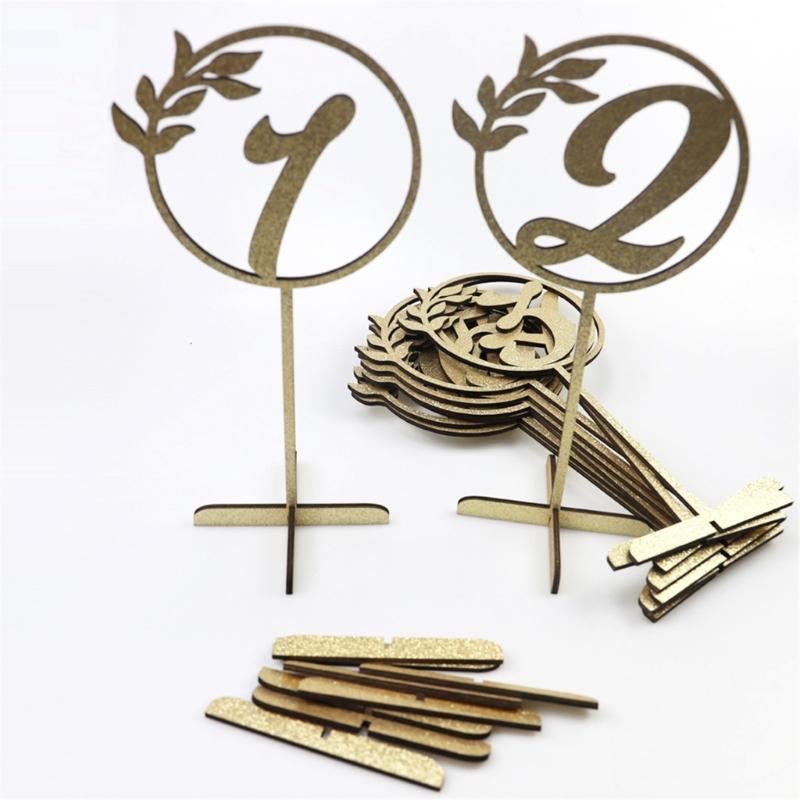 Wood Table Signs Table Numbers 1-10 Table Number Signs for Adult Celebrations Table Number Plaques for Holiday Parties