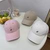 American Retro Simple Letter Embroidered Baseball Cap Female Spring And Summer Face Small Soft Top Cap Male