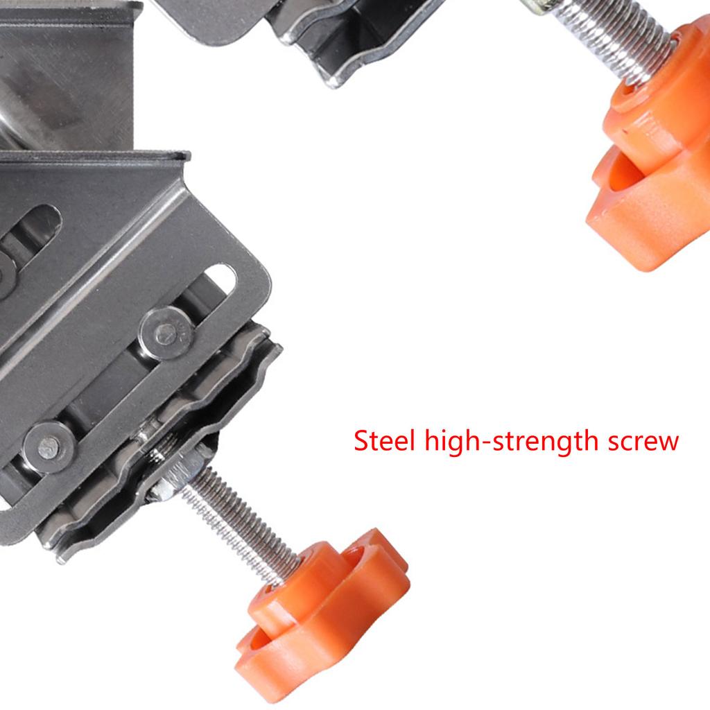Heavy Duty 90 Angle Clamp Stainless Steel Corner Clamp 2 Type for Accurate Woodworking Strong Grip Effortless Operation