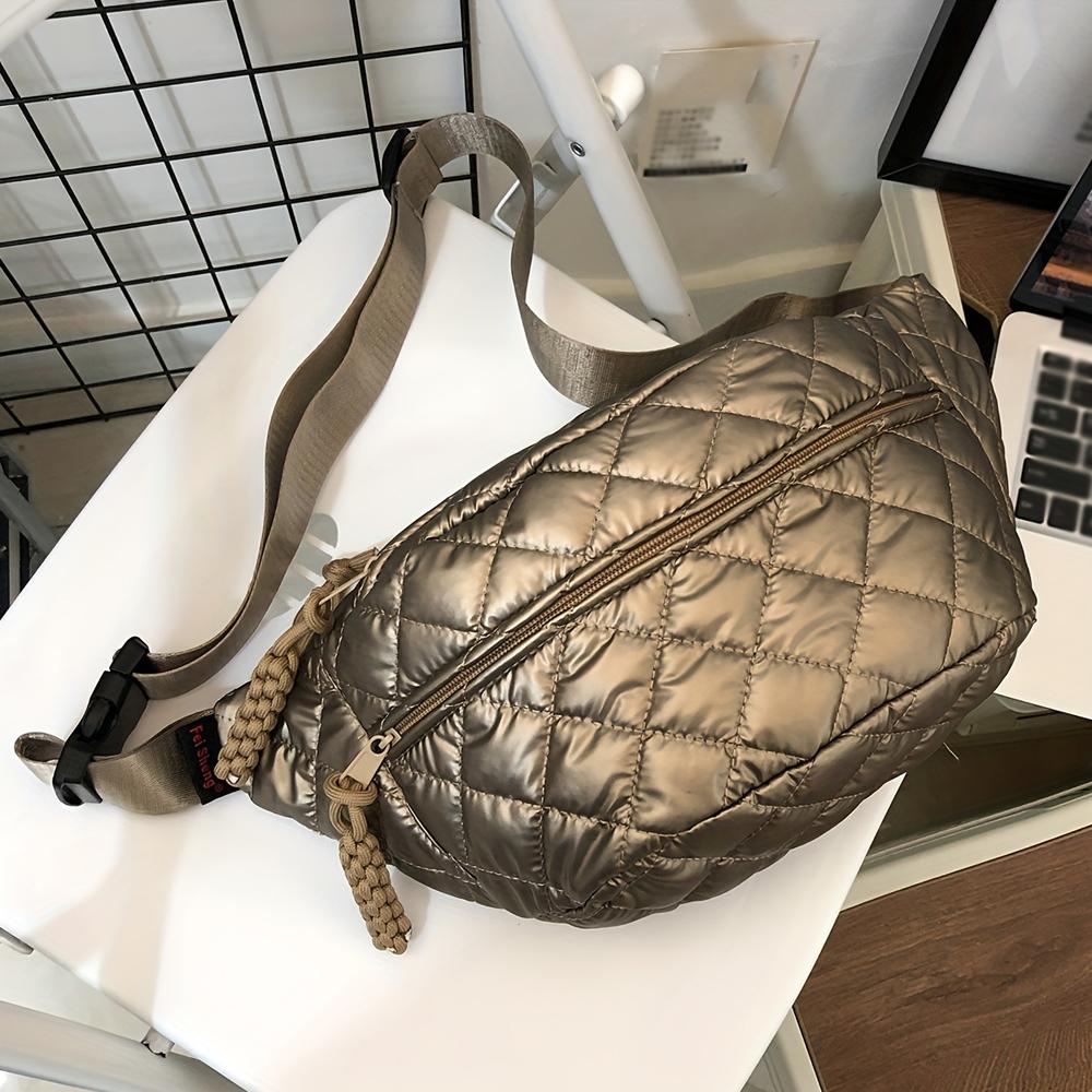 

Casual Chest Bag, Men s Crossbody Bag, Simple Single Shoulder Backpack, Sports Style, Casual Waist Bag, Multifunctial шампанського