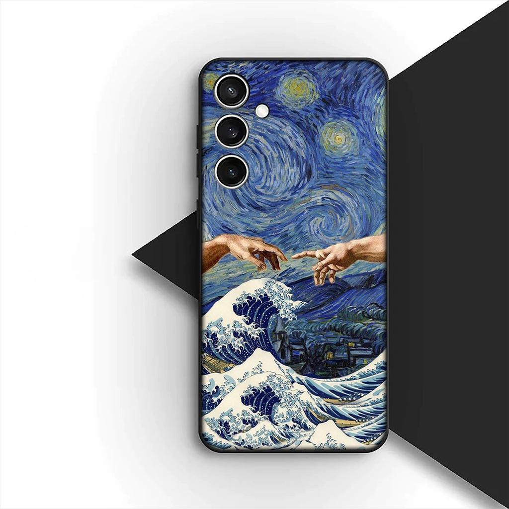Cover for Motorola Moto G55 G45 G75 G85 G35 Edge 50 30 Fusion 40 NEO Ultra Pro Phone Case Fresco Michelangelo Creation of Adam