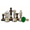 Collectible Complete Brass Chess Game Board Set With 100% Brass Chess Pieces Chessman Coins Pawns,for Adult
