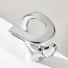 Bathroom Basin Faucets Single Handle Waterfall Taps Solid Brass Basin Mixers Taps S-shaped Design Water Taps