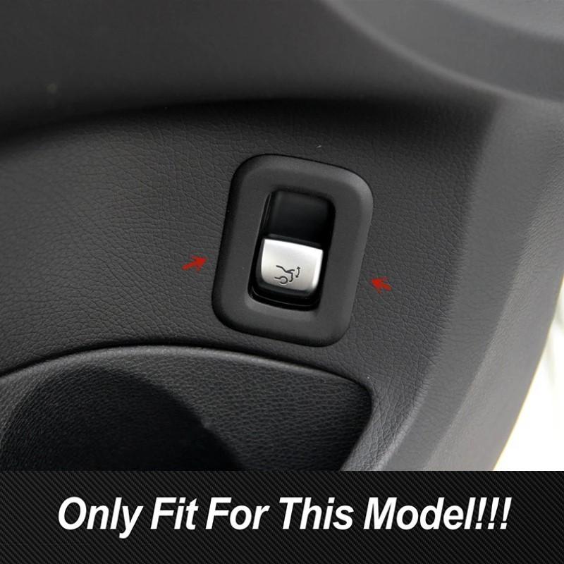 Car Accessories Door Trunk Switch Button Frame Decoration Carbon Fiber Sticker For Mercedes Benz C Class W205 GLC X253 2015-