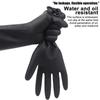 2pcs Salon Gloves Exam Latex Gloves Anti Slip Powder Free Breathable Multifunctional Gloves For Hair Dye For Hair Coloring Food