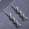 Elegant DNA Double Helix Earrings Ear Hooks Inspired From Science For Women Students And Teachers In Copper Materials