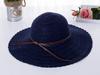 Summer Foldable Cotton Beach Bow Sun Hats For Women Fashion Floppy Elegant Beach Visor Hat Ladies Lace Hollow Straw Hat