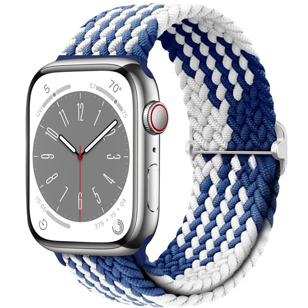 Braided Solo Loop Strap For Apple watch band 44mm 40mm 49mm 45mm 41mm Elastic Nylon bracelet iWatch series 8 3 se 6 7 Ultra 2 9