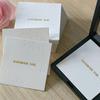 20 Sheets/Bag Press On Nails Packaging Bottom Cards Rose Embossing 75X75Mm Handmade False Nail Display Show Card Manicure Tools