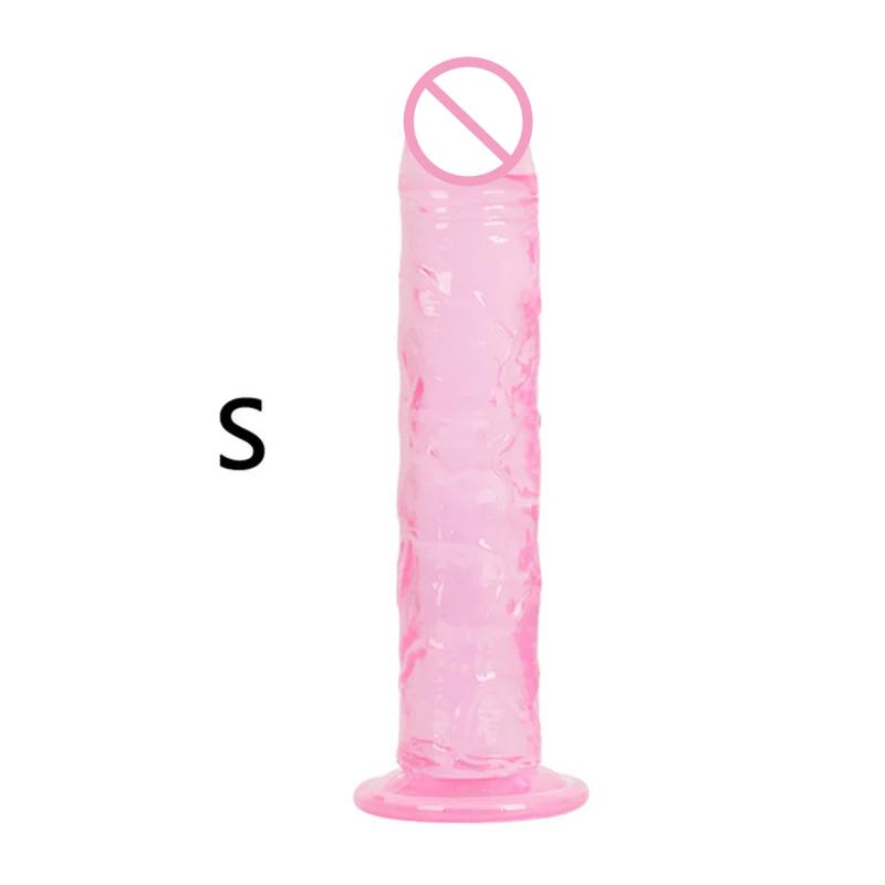 Adult Supplies Sex Toy Realistic Dildos Lifelike Flexible Dildo With Suction Cup For hands-free Play Adult Sex Toys For Men