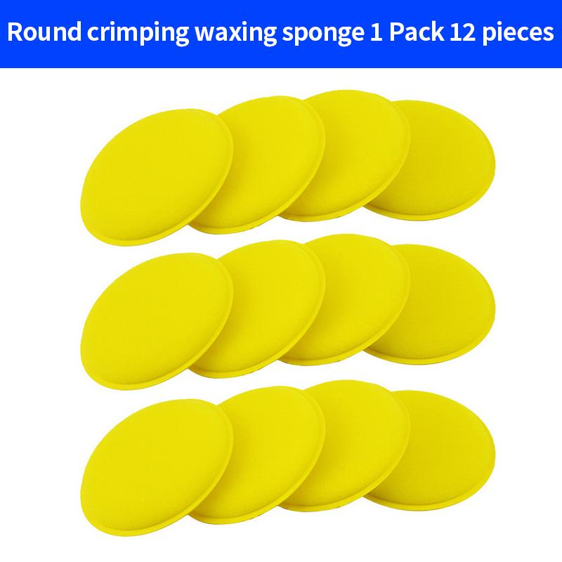 Car Foam Sponge Wax Applicator Cleaning Detailing Pads Car Waxing Polishing Pad Home Car Wash Care 10cm Car Cleaning Kit