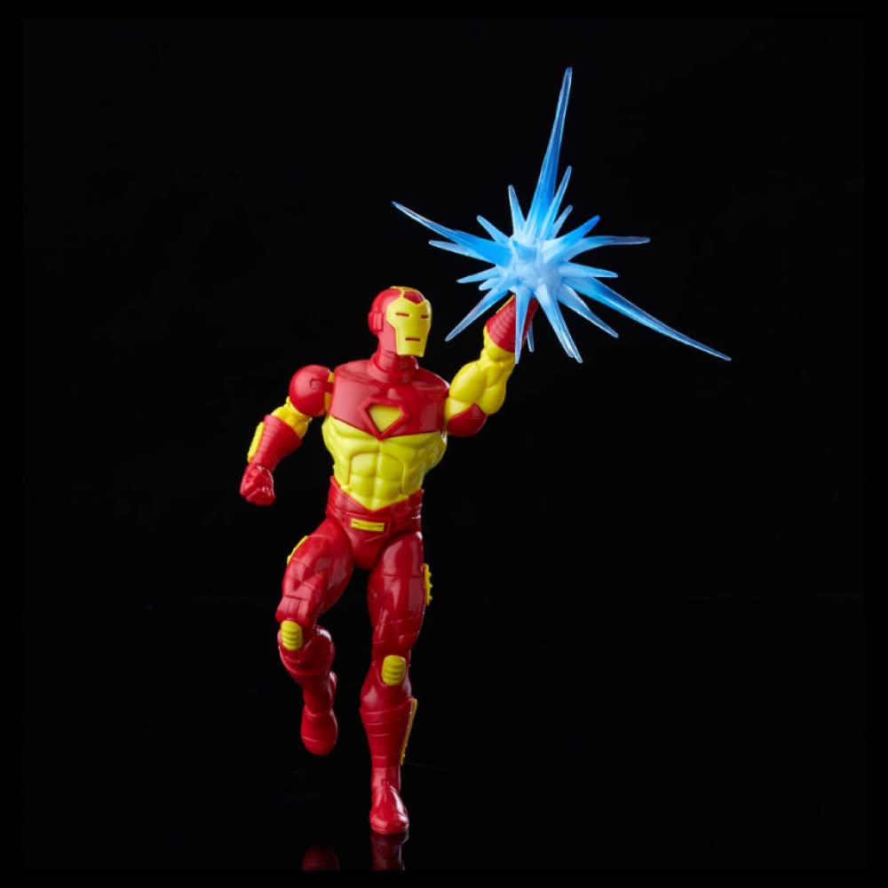 Hasbro Marvel Legends Series Retro Iron Man Action Figure 6-inch