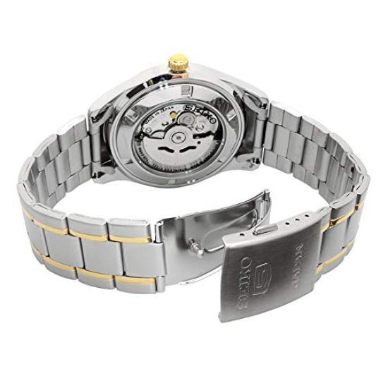 Seiko 5 Automatic Watch, Made In Japan Indian Numeral Index Model SNKP22J1, Stainless Steel, Men's Style