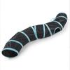 Collapsible Tunnel Tube Pet Toy S Shape for Cat Playing Tunnel Hideaway Tunnel with 2 Holes Hideaway Tent