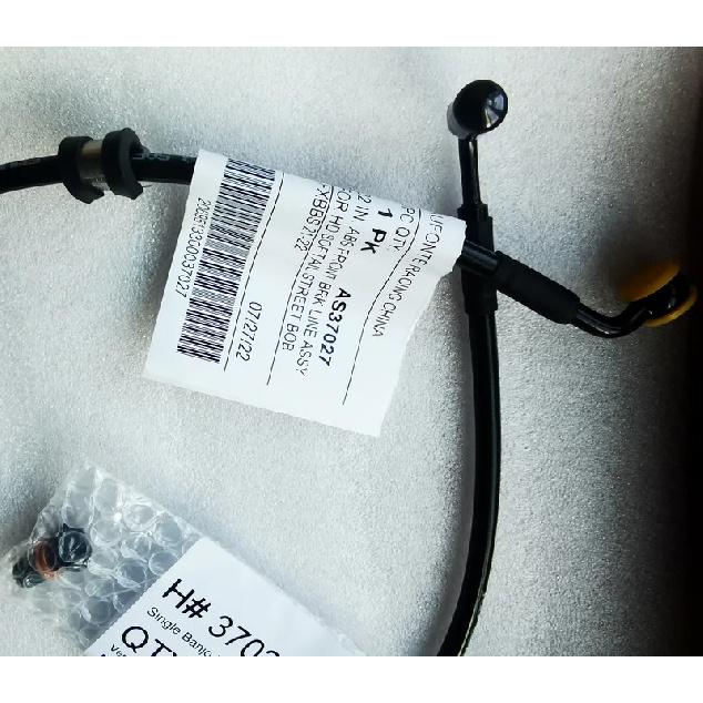 Front Upper Brake Line For 18+ Harley Davidson Softail Heritage FLHC, Low Rider FXLR, Street Bob FXBB S Stock Length