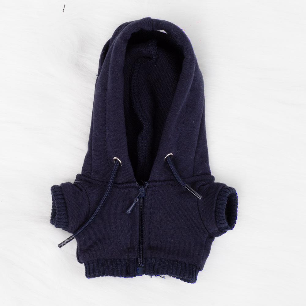 17CM Labubu Macaron Hettegenser: Allsidig, Søt, Genser med glidelås til dukker