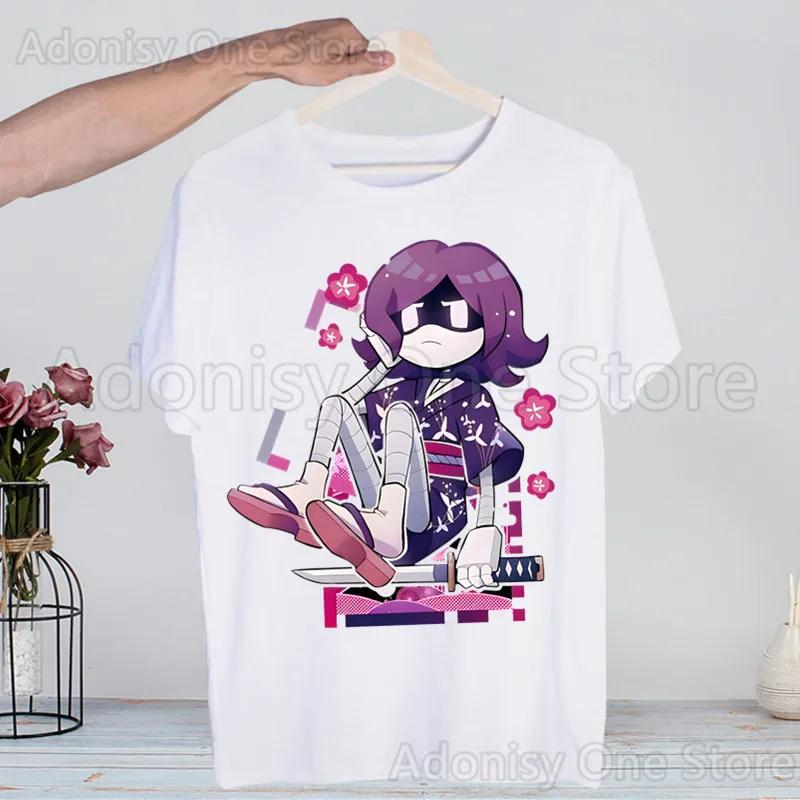 

Murder Drones Fashion Man Tshirt Summer Fashion T-shirt Casual White Funny Cartoon Print T-shirt Hip Pop Tops tee 2XL