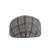 Autumn Winter Thickened Beret Men British Plaid Retro Cap Wool Flat Cap Painters Hats Driver Ivy Hat