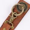 Historical Reenactment PU Leather Belt Buckle With Antique Finish For Cosplay Event And Theme Parties