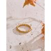 Yhpup Size 6 7 8 9 Minimalist Stainless Steel Metal Mix Finger Ring Fashion Chic Daily PVD Plated Fashion Jewelry for Women 2025