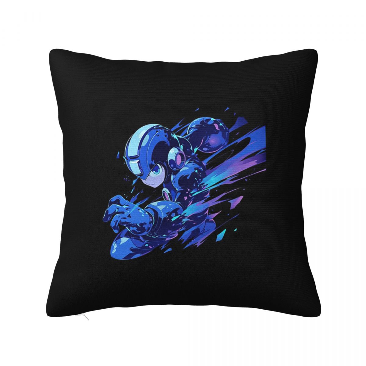 Megaman Video Game Mega Man  Square Pillowcase Cushion Cover Pillow Case Throw Pillow Cover for Home Bedroom Car 12x12Inch