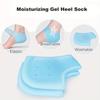 Silicone Heel Protectors Gel Heel Cups & Cushion Inserts Cushioned Sole Cups for Plantar Fasciitis for Cracked Footbed Relief