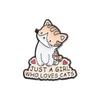 Adorable Kitten Enamel Lapel Pin - Cat Lover Collection
