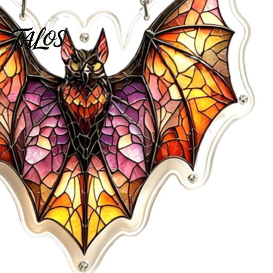 Acrylic Puzzle Owl Puzzle, Colorful Rainbow Reflection Hanging Pendant, No-Glue Window Visor Decoration DIY Assembly Sun Collector, for Garden
