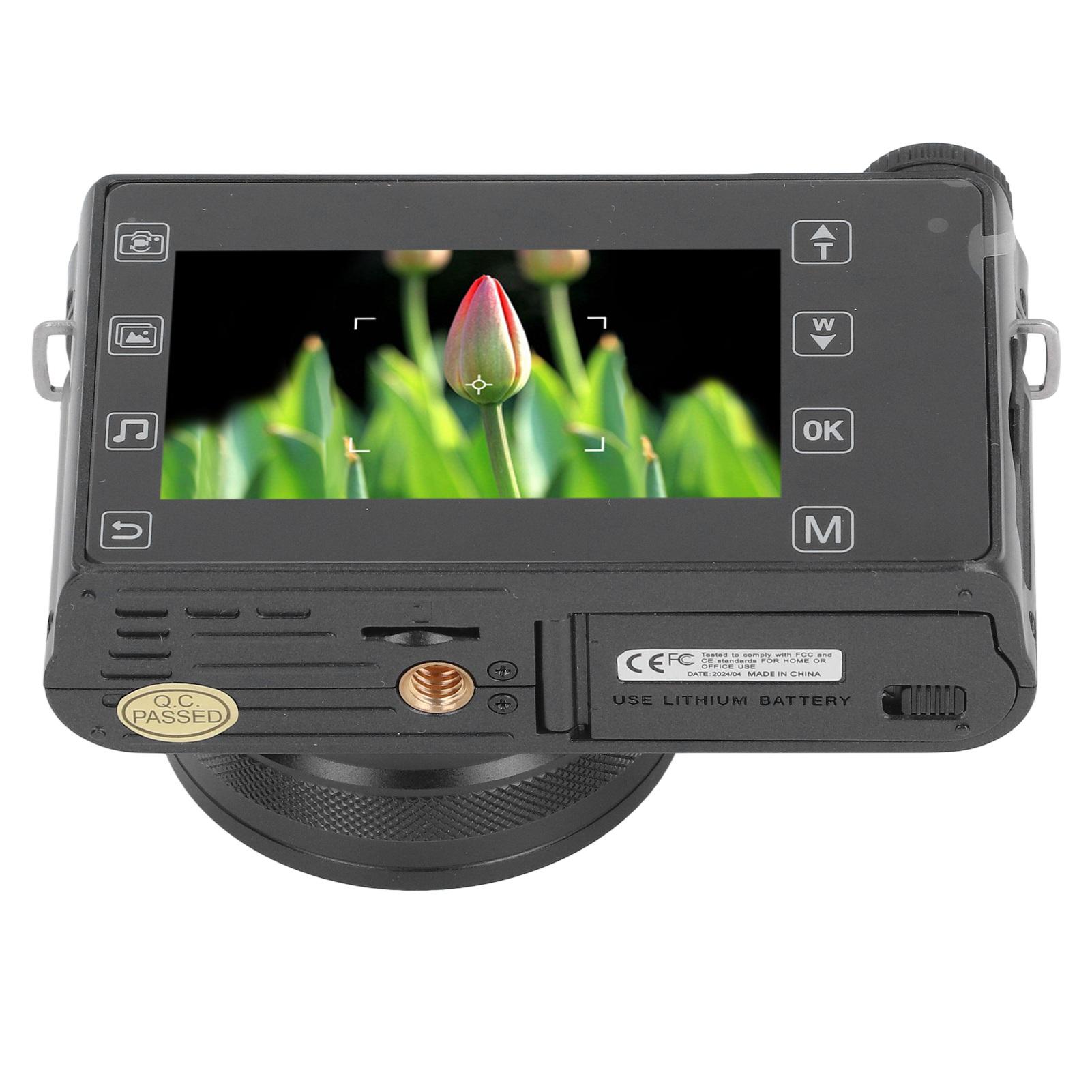 

6 P Digital Camera 3.0inch LCD Touchscreen Auto 18X Digital Zoom 4K Camera for Live Strming and Webcasting
