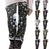 Women's Halloween Print Stretch Leggings for Casual Wear
