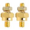 2 Pcs Battery Terminal Adapters Brass Battery Terminal Adapters Side Post Charging System Bolt