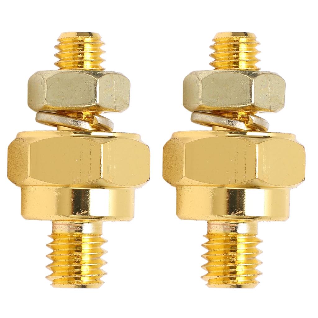 2 Pcs Battery Terminal Adapters Brass Battery Terminal Adapters Side Post Charging System Bolt