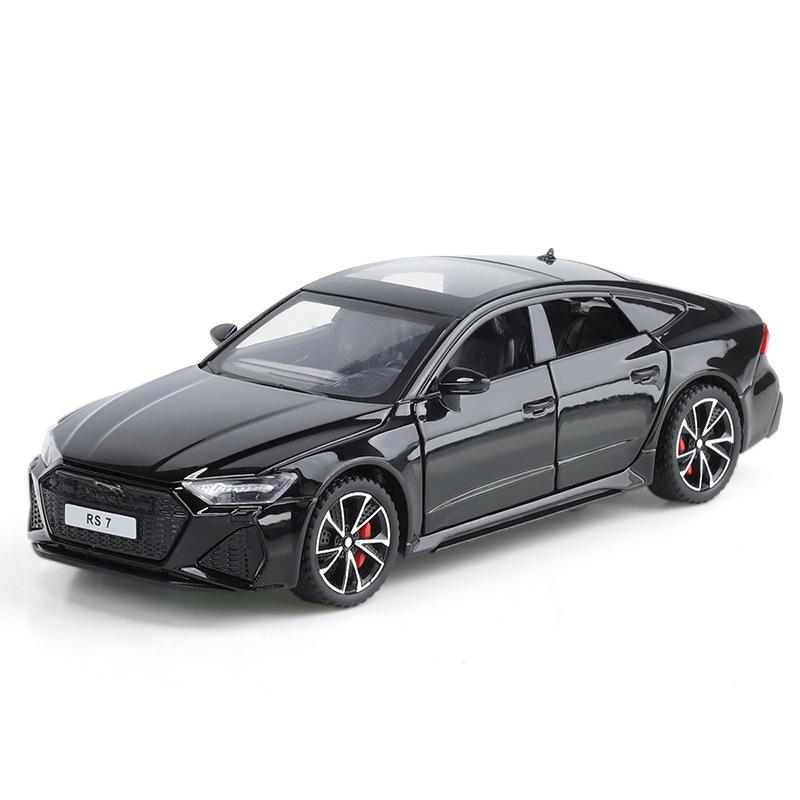 

Симуляция Масштаб 1/32 Спортивный автомобиль RS7 Литой металлический сплав Модель Детские развивающие и развлекательные игрушки Детский подарок Дисплей Украшение Коллекционировать чёрный