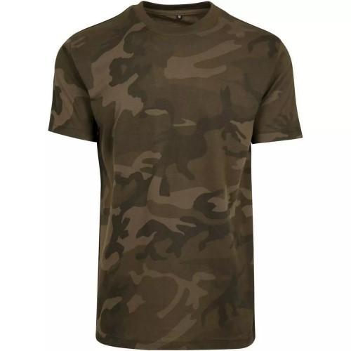

Build Your Brand Mens Camo Round Neck T-Shirt S