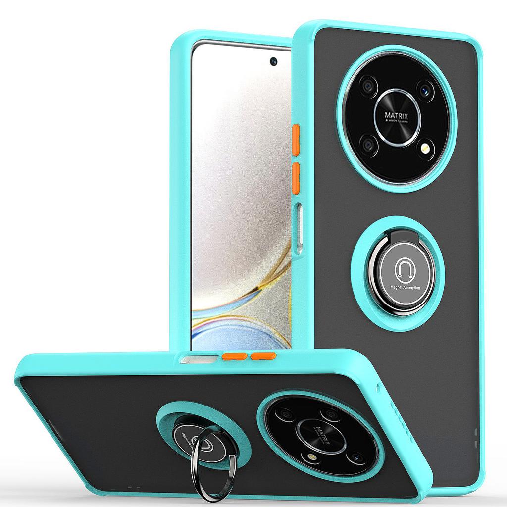 Shock Proof Armor Matte Case for Honor X9A Magic 5 Lite Pro 50 70 60 SE X7A X8A X7 X8 X9 Camera Lens Protect Ring Holder Full Protection Cover