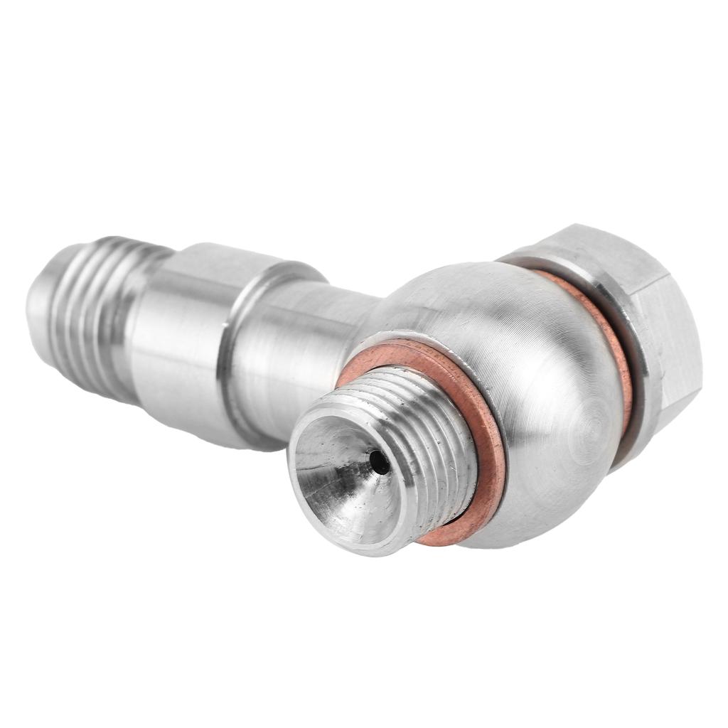 M11x1.0 to 4AN Turbo Oil Feed 1.0mm Restrictor Mild Steel Fitting for GT2871 GT3071R