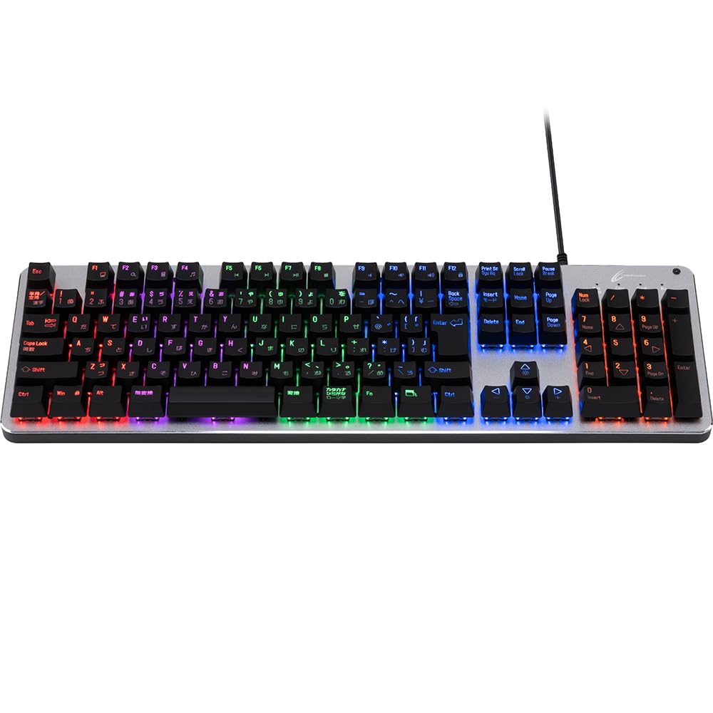 CYBER Gaming Keyboard Quiet PS5 Silver [Mechanical Type] (For / SWITCH)