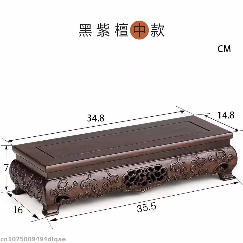 2 Types High Quality Miniature Table Figurines Vase Flower Pot Sorting Table Tea Sets Pedestal Bonsai Shelf Incense Burner Stand