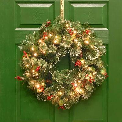 New Christmas Wreath Christmas Items Home Decoration LED Lights Christmas Collection