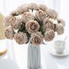 Artificial Flowers Wholesale European Style Lotus Home Room Table Wedding Wreath Fake Plant Vase Decora Accessory Diy Gift Props