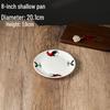 Rooster Series Traditional Oval Ceramic Fish Plate for Hotels & Restaurants