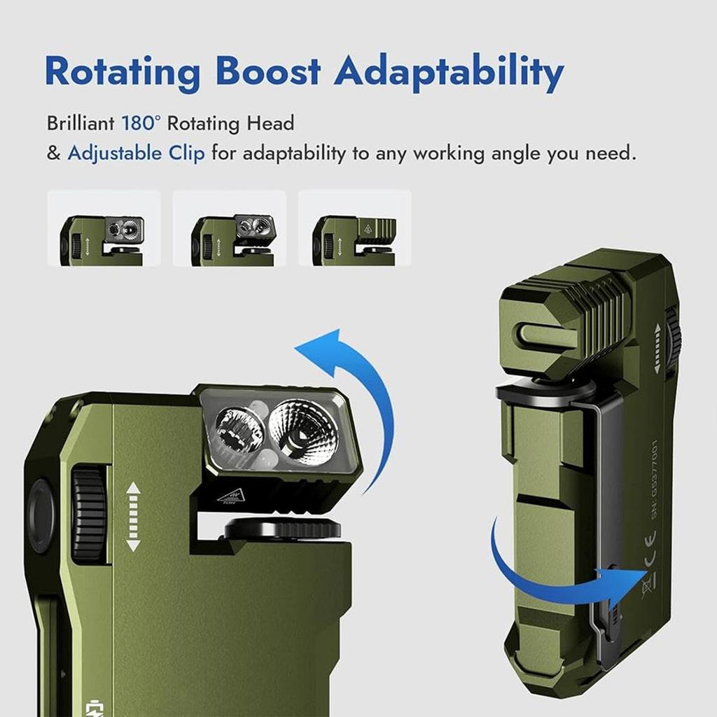 Pocket Mini Flashlights 400 Lumen Outdoor Camping Hiking Portable Torches for Backpacking Adventure Travel with LED Flashlight