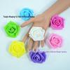 100-Piece Assorted PE Foam Roses for DIY Wreaths & Headpieces