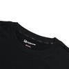 FILA Fusion Street Series Letter Print Casual Knit Short Sleeve T-Shirt Women Tops Deep-Black T11W321107F-BK