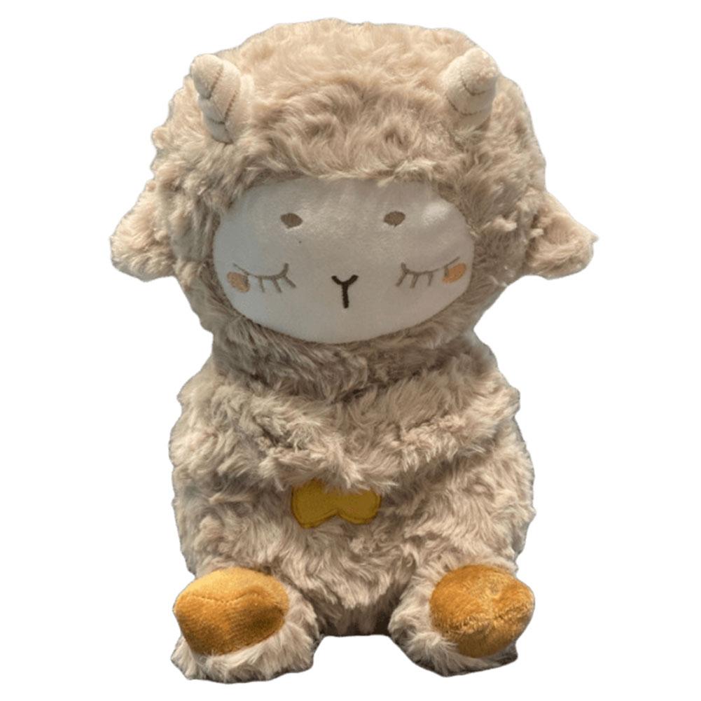 

Звук и свет Милая овечка плюшевая детская соска для сна портативная плюшевая детская игрушка подарки для мальчика девочки кофейный