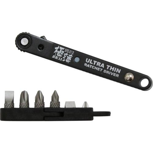 SK11 Ultra-Thin Ratchet Driver, 15 Bent-Up, 20 Teeth, SRD-212