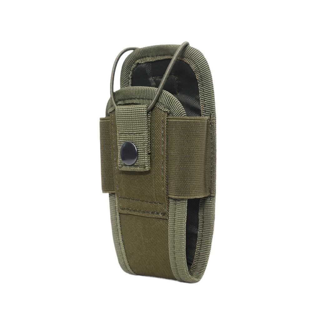 Outdoor Sports Multi-functional Tactical Waist Pack Molle System Wireless Walkie-Talkie Pouch Military Fan Camouflage Accessory Bag