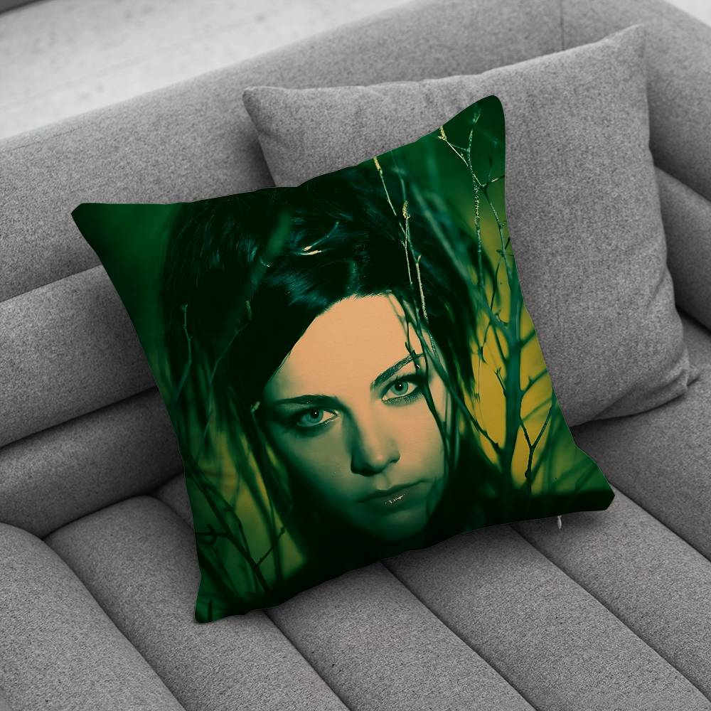 EEvanescence Fallen AAmy Lee Pillow Case Sofa Living Room Bedroom Headboard Backrest Cushion Square Cushion Nap Time