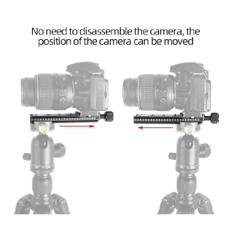 Camera Quick Release Plate Adapter Camera Clamp Self-contained Precise Scale