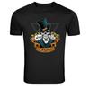Casino Skull Gambler Poker Dice Graphic T Shirt Gambling Tee